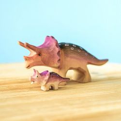 Set van 2 Triceratops, Bumbu toys 18951