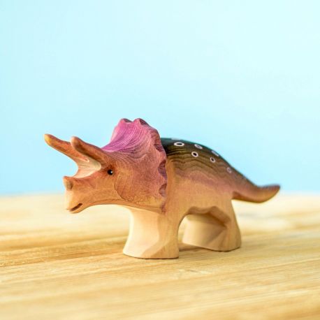 Houten Triceratops groot, Bumbu toys 17957