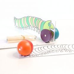 Klik & rol magneten met insecten tekenset, Sculptures jeux 23576