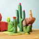 Houten cactussen set (4 stuks), Bumbu toys 21002