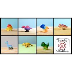 Bumbu toys houten dino baby set (7 dino babies)