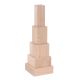 Houten sensorische piramide blokkenset, Bajo 39340