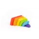 Houten regenboog blokkenset, Bajo 78790