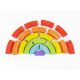 Houten regenboog blokkenset, Bajo 78790