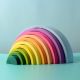 Houten regenboog groot pastel, Bumbu toys 21038